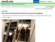 Tablet Screenshot of nexo5.com